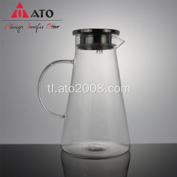 Glass Cold Water Bottle Household Juice Water Pot